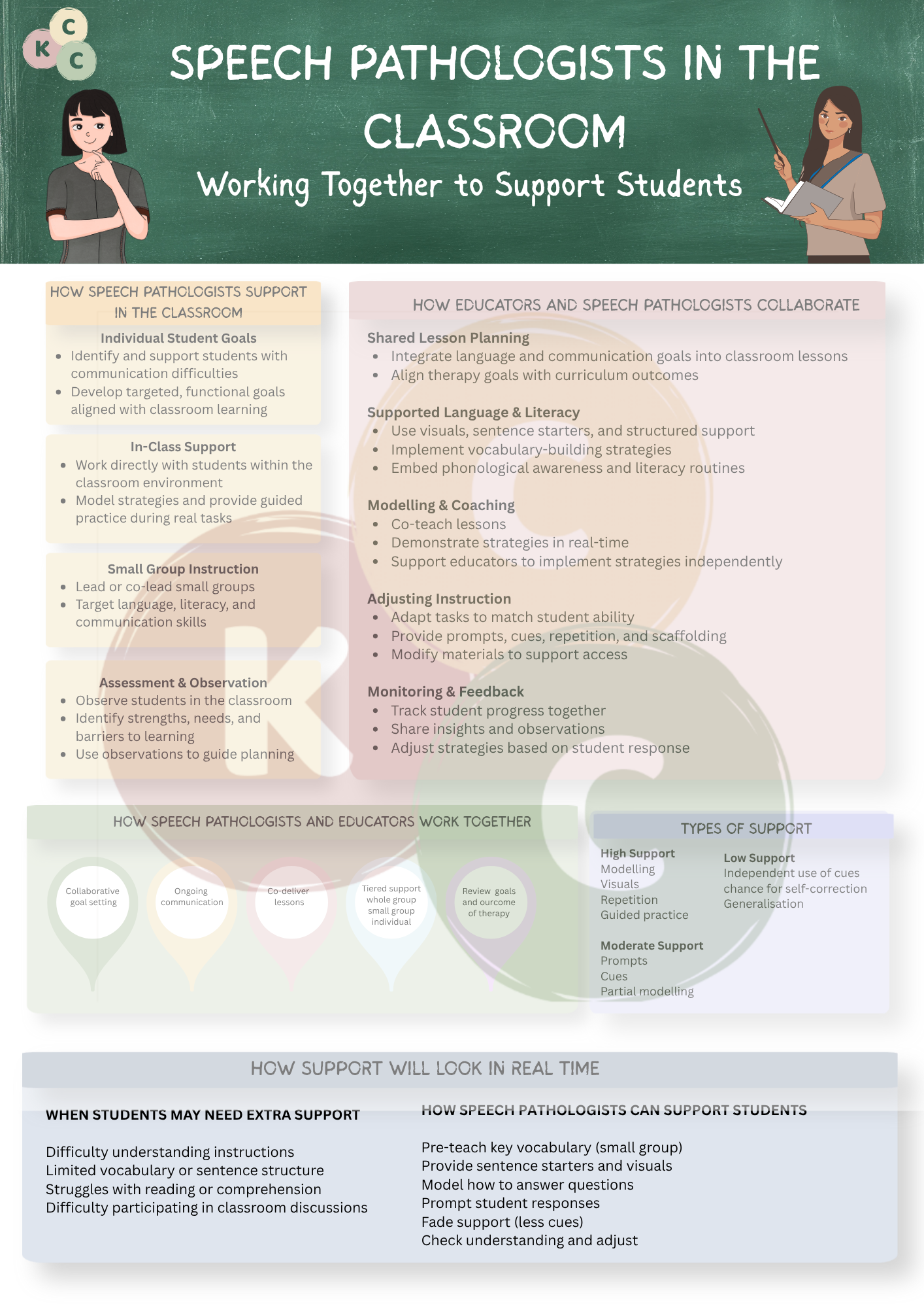 Speech Pathologists in the Classroom – A4 PDF